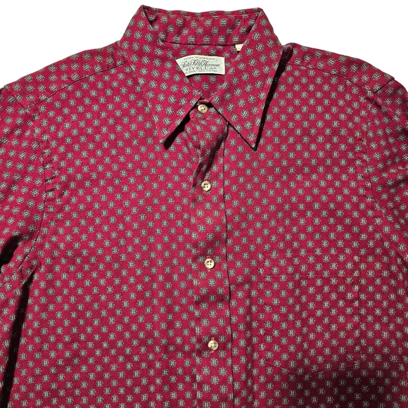 VTG Saks Fifth Avenue Viyella Mens Size Medium WOOL BLEND Plaid Flannel Button - Picture 3 of 7